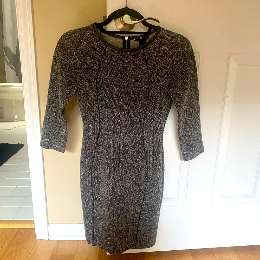 Elegant Gray Women's Dress
